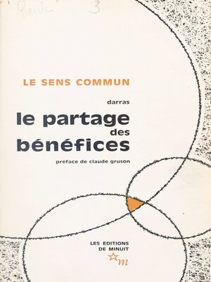 cover image of Le partage des bénéfices, expansion et inégalités en France